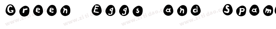 Green Eggs and Spam字体转换